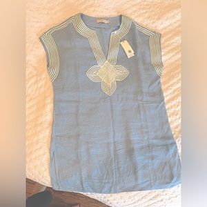 Tory Burch linen tunic cover-up NWT - Size M